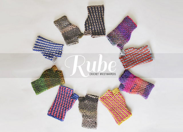 Crochet: Rube wristwarmers