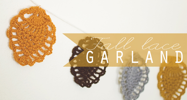 Crochet: Fall Lace Garland